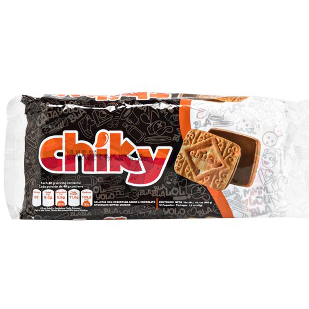 Chiky Galletas de Chocolate - Chocolate Cookies 16.9oz