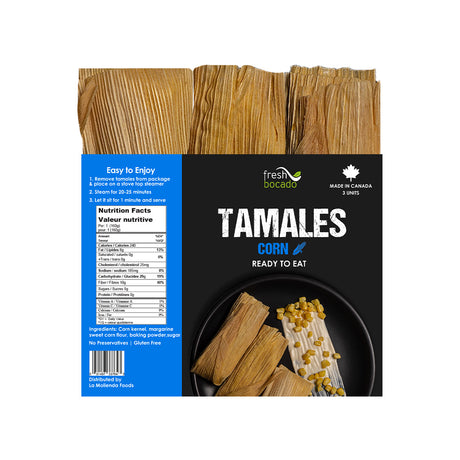 UniMarket Homemade Mexican Corn Tamal 3 Pack