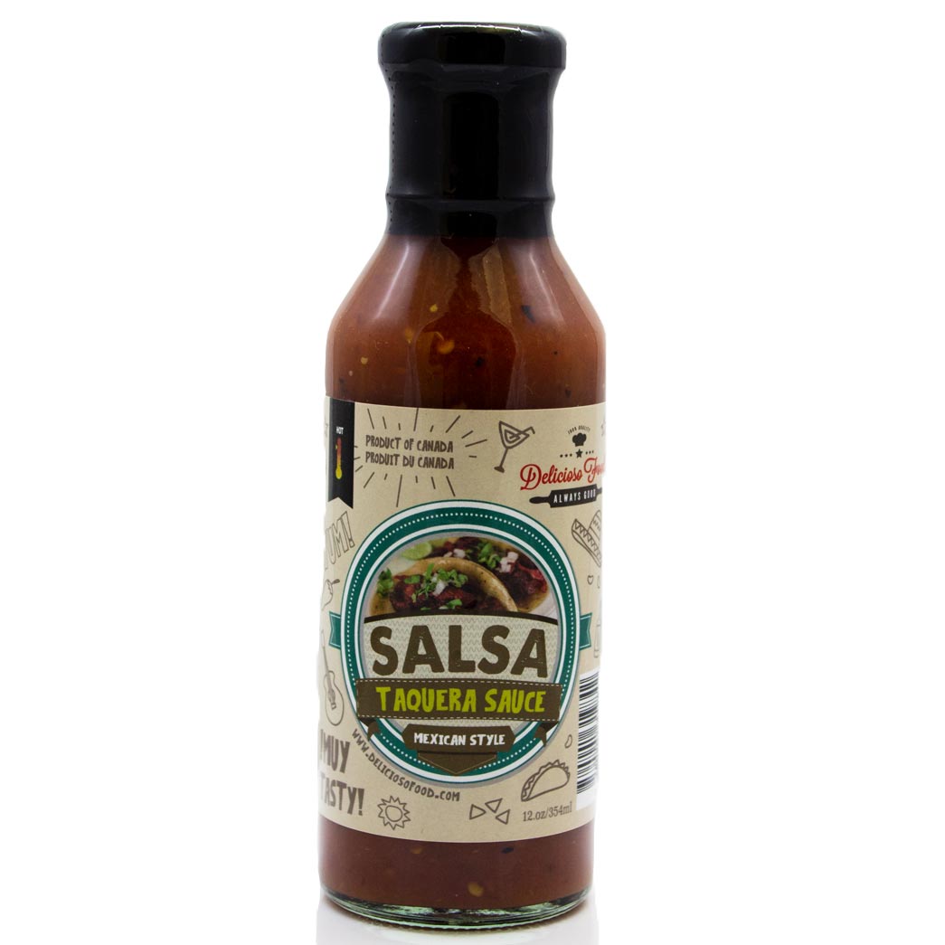 Delicioso Food Taquera Salsa Picante - Hot Sauce 12oz (354ml)