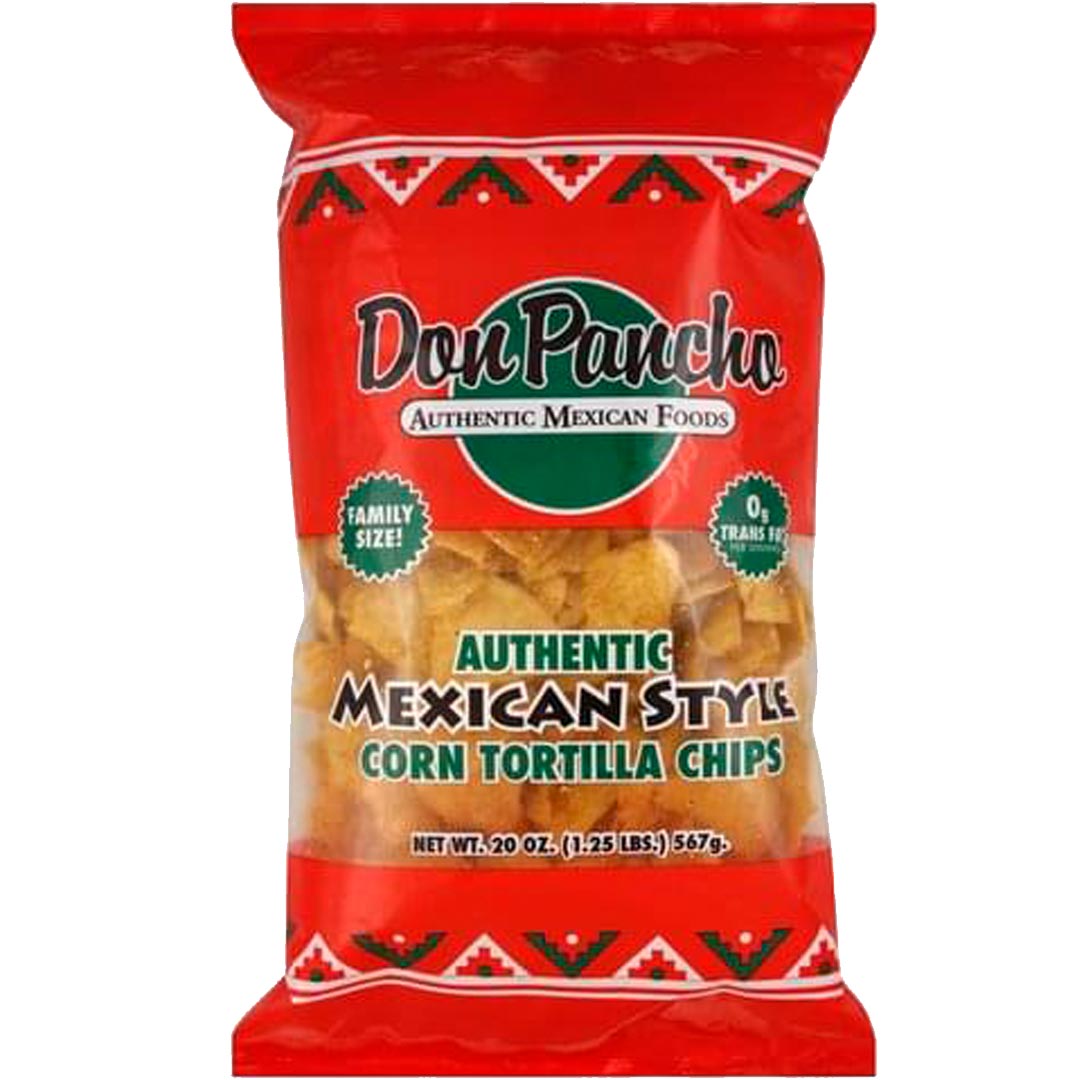 Don Pancho Mexican Style Corn Tortilla Chips Family Size 567g