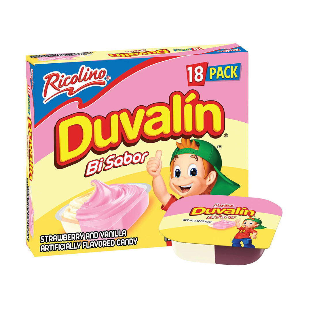 Ricolino Duvalin Vainilla-Fresa - Vanilla-Strawberry Flavoured Candy 270g