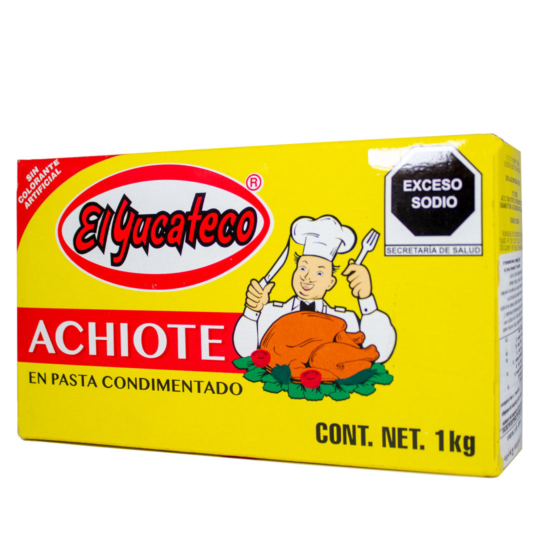 El Yucateco Achiote - Condimented Annatto Paste 1kg