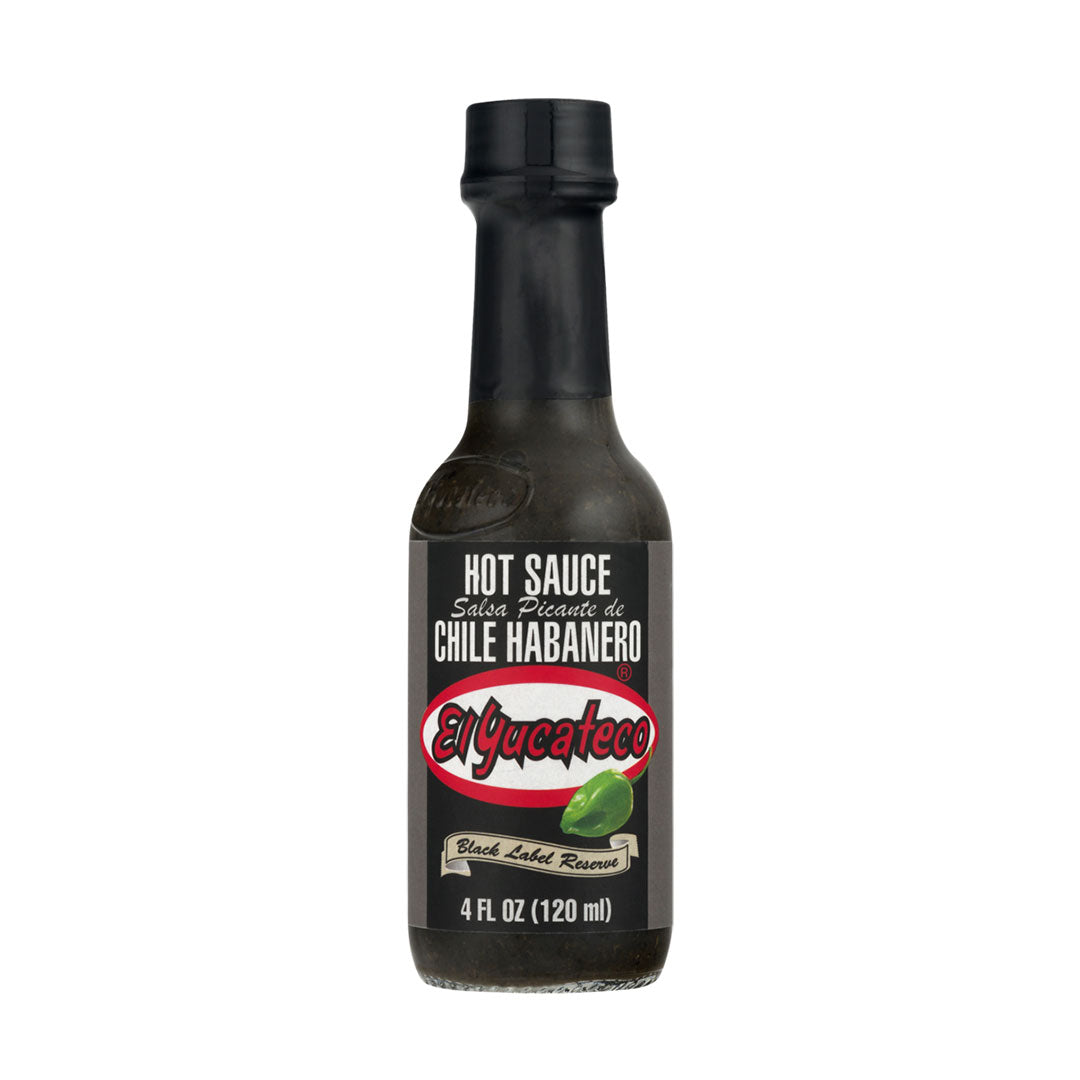 El Yucateco Salsa Picante Negra - Black Habanero Hot Sauce 4oz