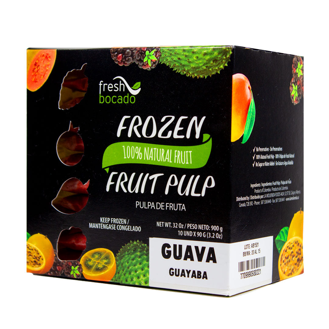 Fresh Bocado Pulpa de Fruta de Guayaba - Guava Fruit Pulp 32oz