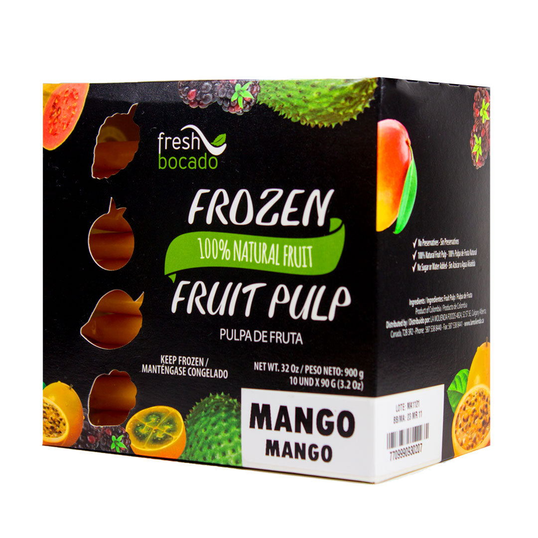 Fresh Bocado Pulpa de Fruta de Mango - Mango Fruit Pulp 32oz