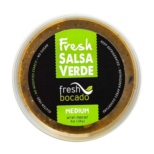 Green tomatillo salsa fresh bocado