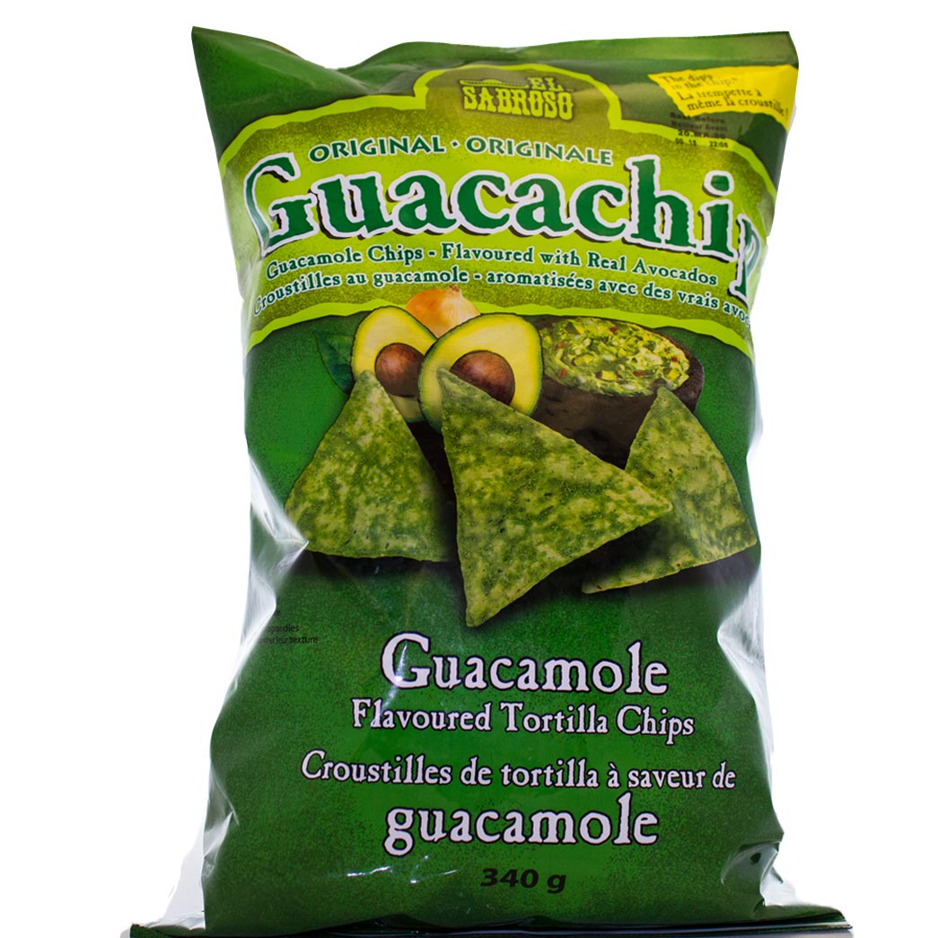 El Sabroso Guacachip - Guacamole Flavoured Tortilla Chips 340g