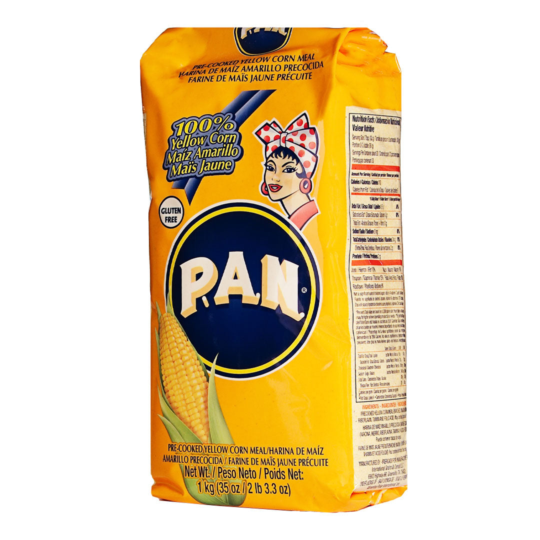 P.A.N Harina Amarilla - Pre-cooked Yellow Corn Meal 1Kg – Unimarket