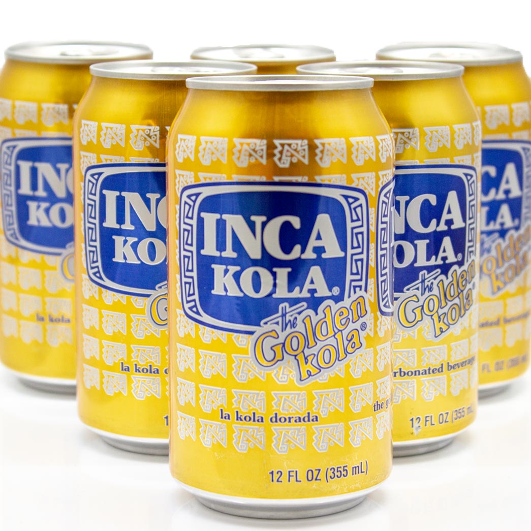 Inca Kola Peruvian Sweet & Fruity Flavoured Soft Drink Can