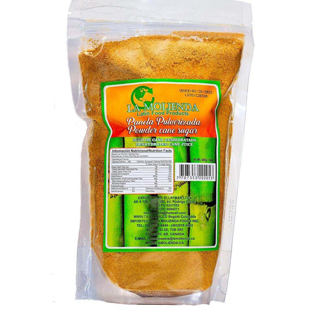 La Molienda Panela Pulverizada - Powder Cane Sugar 400g