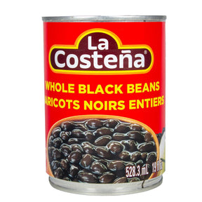 La Costeña Frijoles Negros Enteros - Whole Black Beans 19oz - Unimarket