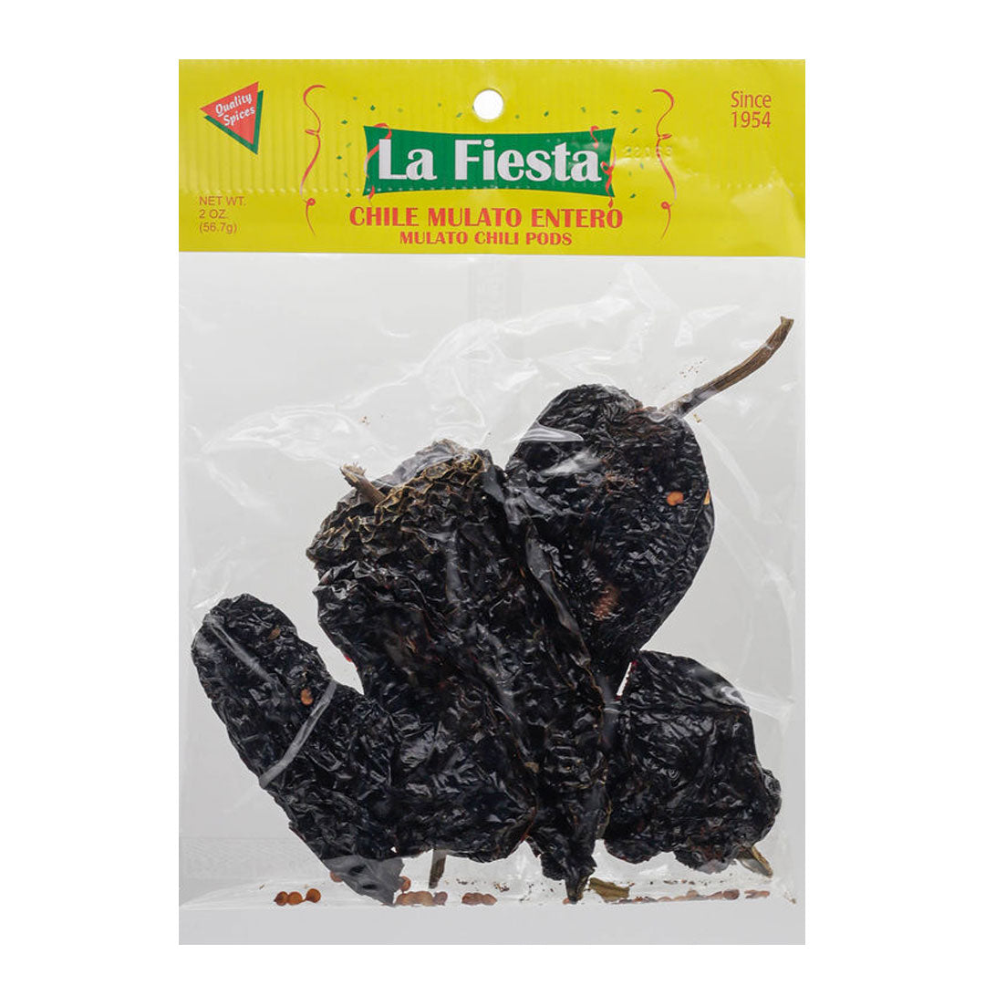 La Fiesta Chile Mulato Entero - Whole Mulato Pepper 56.7g