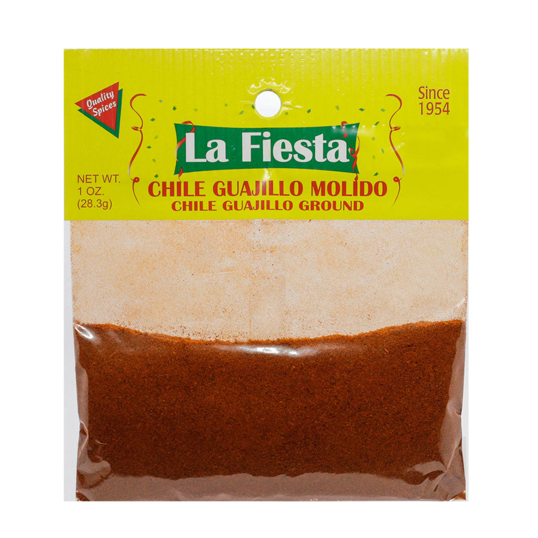 La Fiesta Chile Guajillo Molido - Ground Guajillo Chile 28g