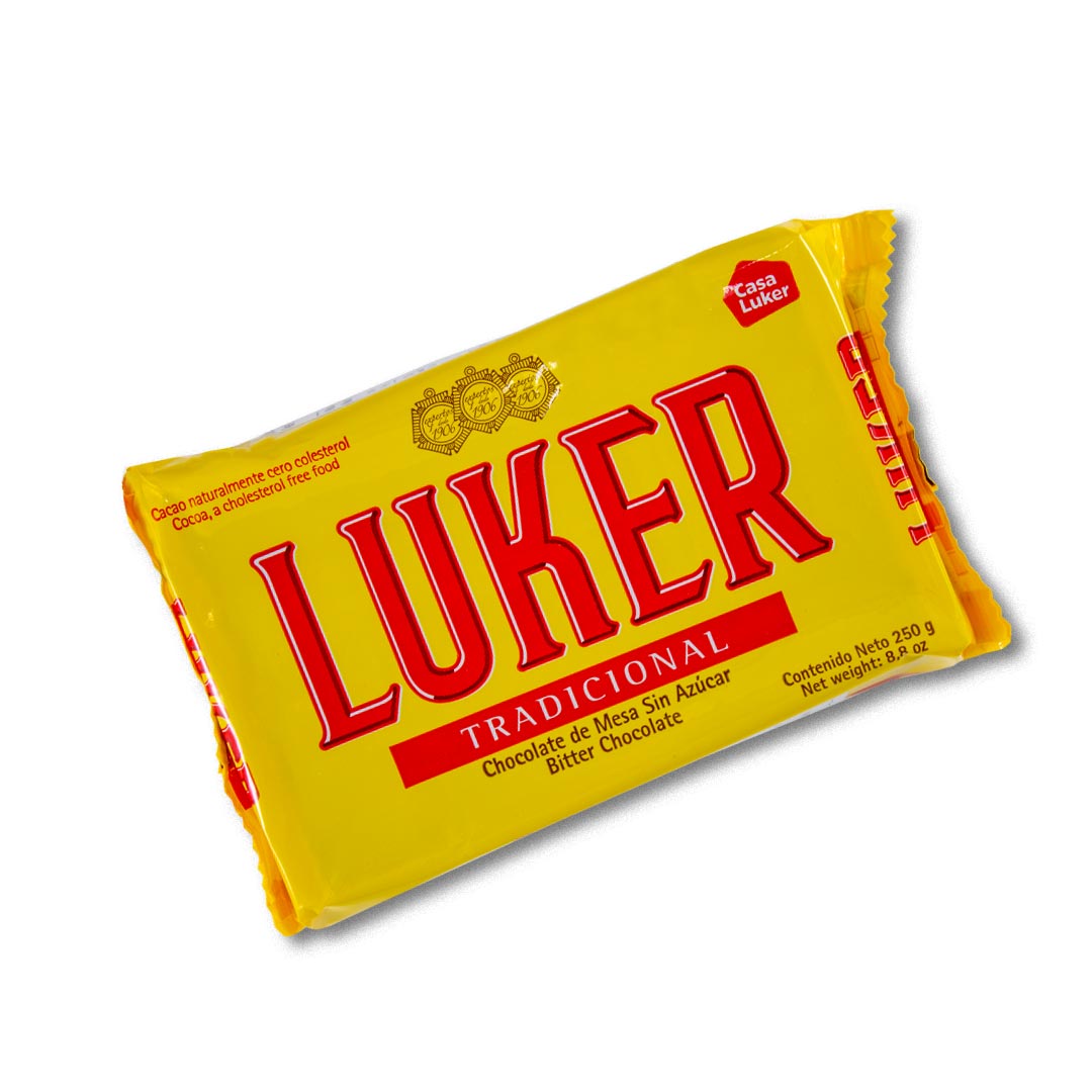 Luker Chocolate de Mesa Sin Azucar - Bitter Chocolate without Sugar 250g