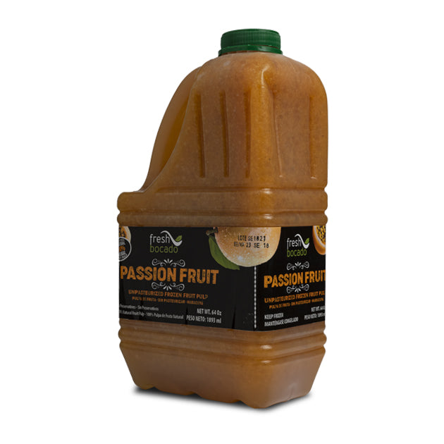 Fresh Bocado Pulpa de Fruta de Maracuya - Passion Fruit Pulp 64oz