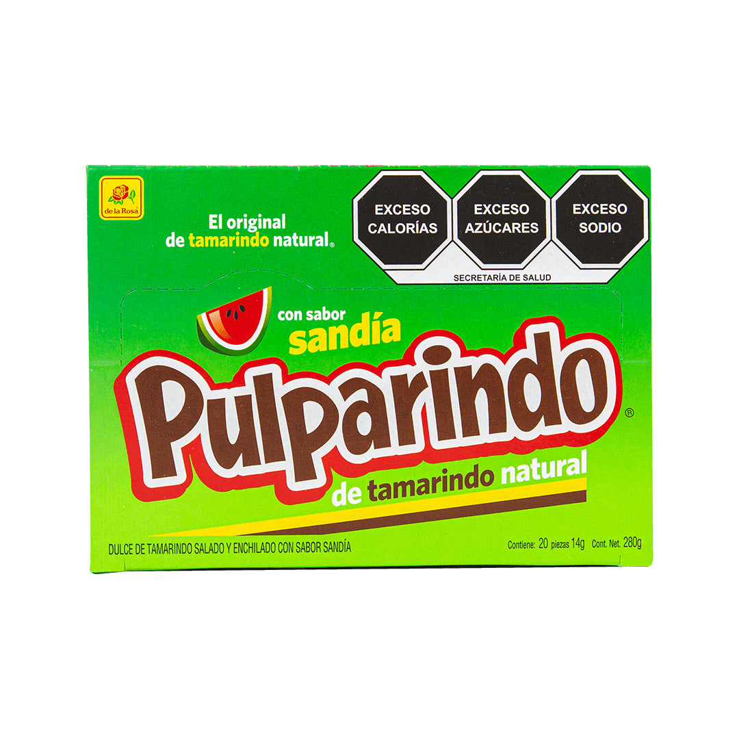 De La Rosa Pulparindo de Sandia - Watermelon Chewy Tamarind Candy 280g