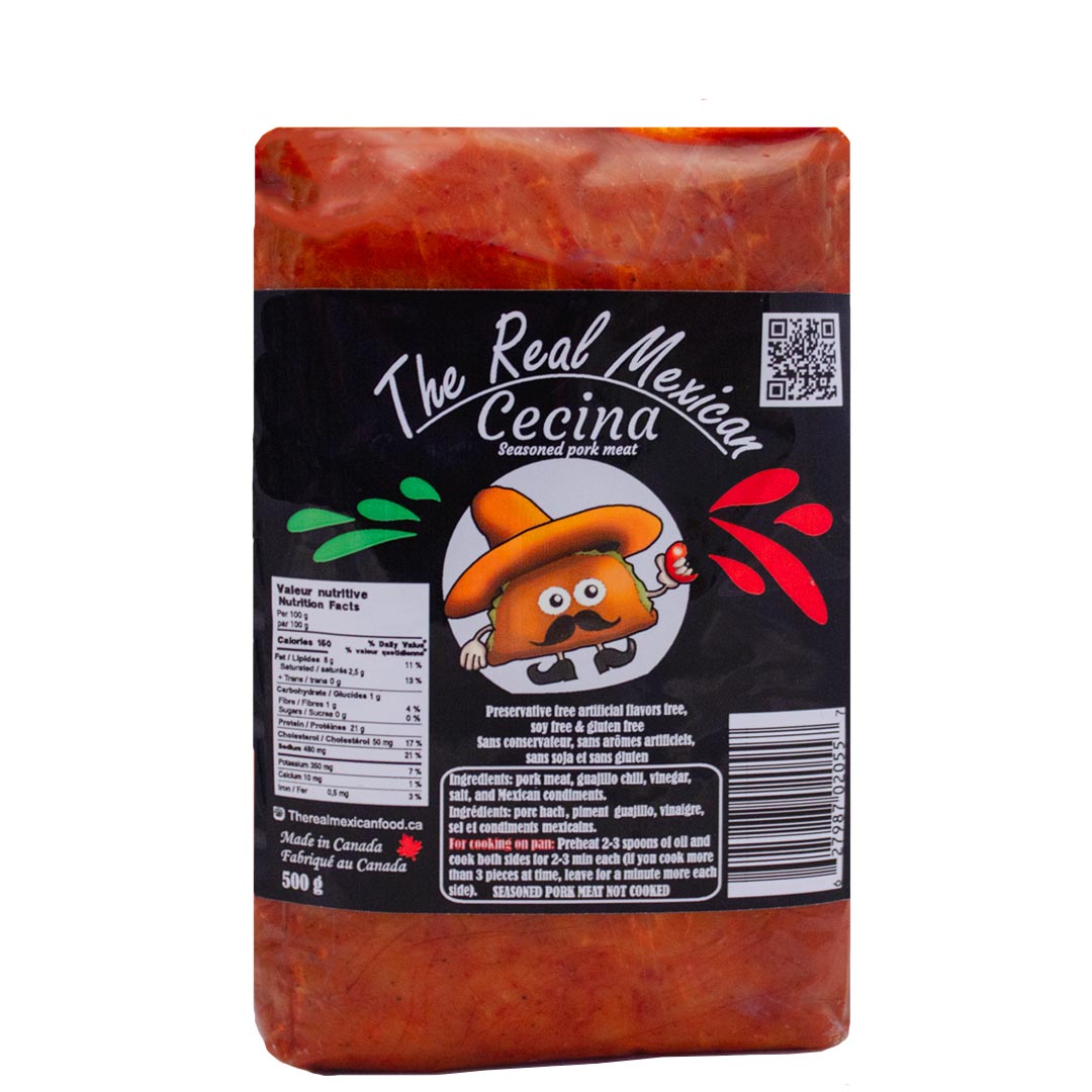 The Real Mexican Cecina - Authentic Mexican Pork Meat 500g