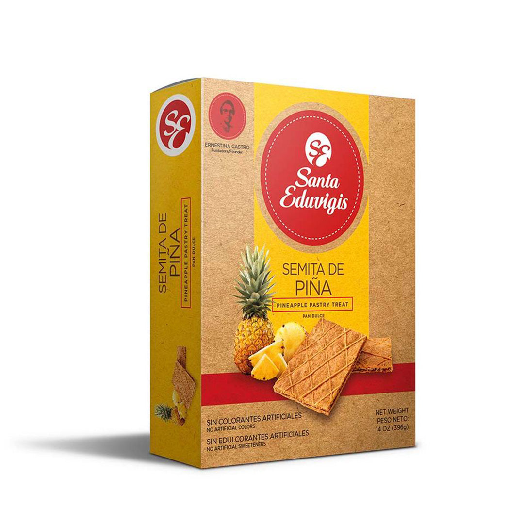 Santa Eduviges Semita de Piña - Sweet Pineapple Pastry Treat 396 g