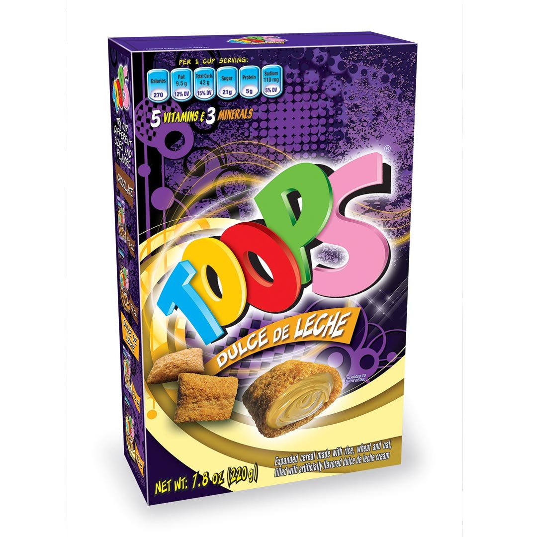 Toops Flips Dulce De Leche Cereal