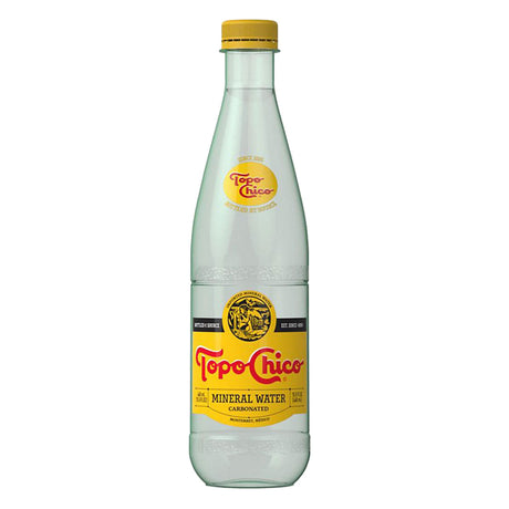 Topo Chico Agua Mineral - Carbonated Mineral Water Plastic Bottle 15.5oz
