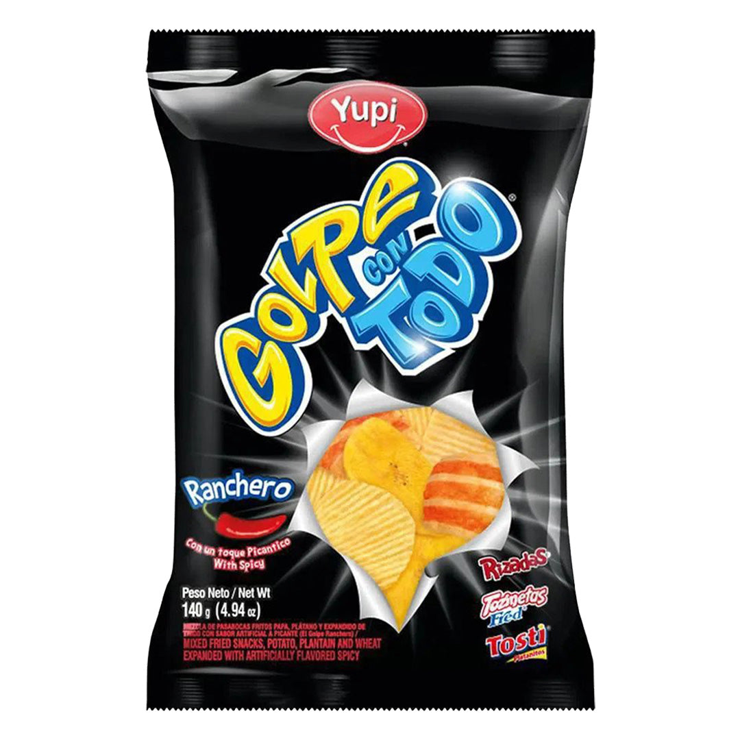 Yupi Golpe con Todo Ranchero - Chip Mix 140g