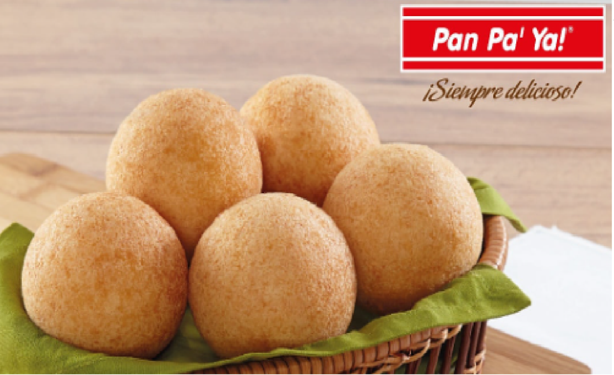 Pan Pa' Ya Buñuelos Cocido a Granel - Pre-fried Cheese Fritter Bulk 42/80 g