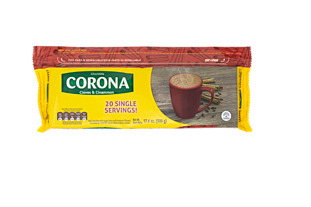 Corona Cloves & Cinnamon Chocolate Bar 450g